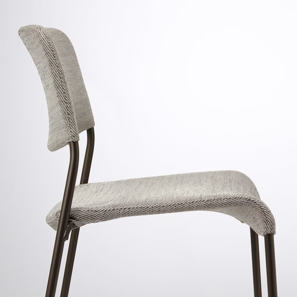 ekedalen udmund tafel en 4 stoelen donkerbruin bruin viarp beige bruin ikea