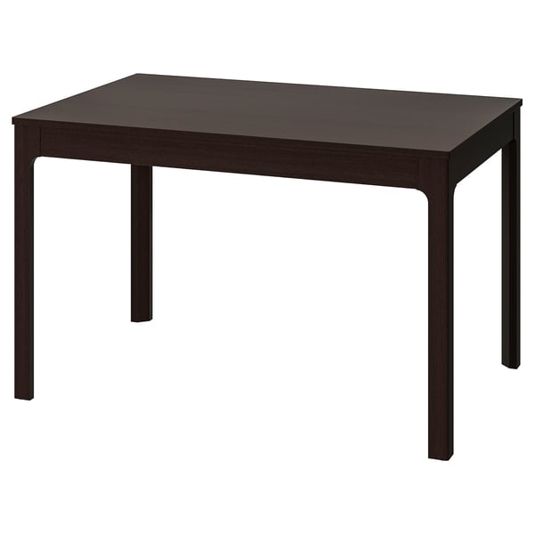 Snoep Groene bonen ambitie Uitschuifbare tafel, EKEDALEN, donkerbruin, 120/180x80 cm - IKEA