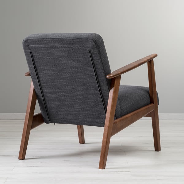 ekenaset fauteuil hillared antraciet ikea