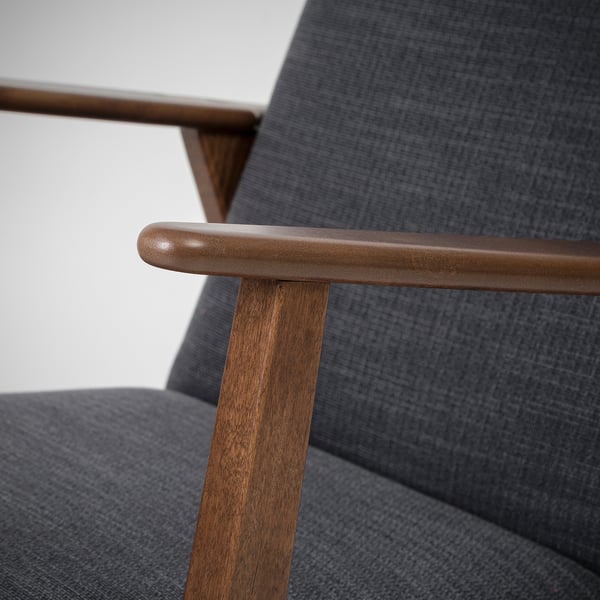 ekenaset fauteuil hillared antraciet ikea
