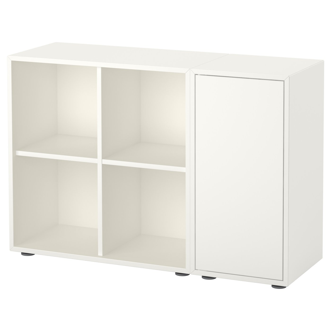 EKET kastencombinatie met doppen, wit, 105x35x72 cm - IKEA