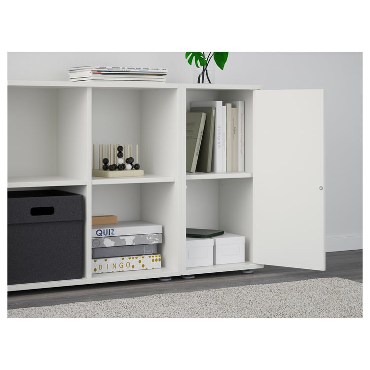 EKET met doppen, wit, 105x35x72 cm IKEA