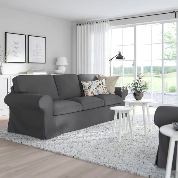 Ektorp 3 Zitsbank Hallarp Grijs Ikea