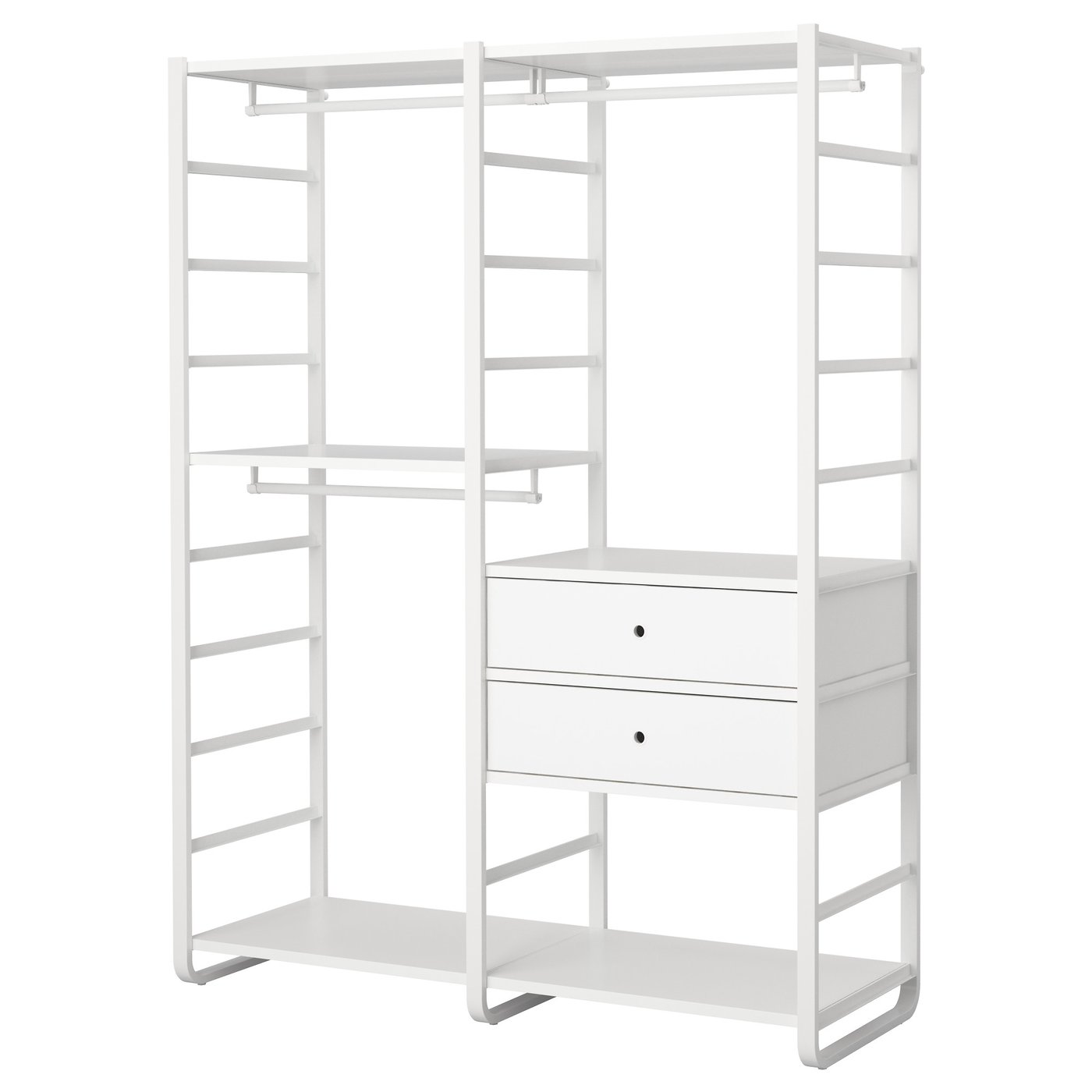 ELVARLI Kledingkastcombinatie wit 165x55x216 cm