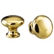 ENERYDA gouden knoppen, ronde & koepelvormen, klassiek ontwerp, messing & acryl coating.