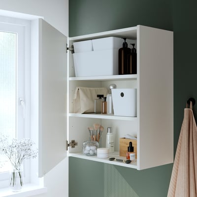 ENHET Bovenkast met deur, wit, 60x32x75 cm