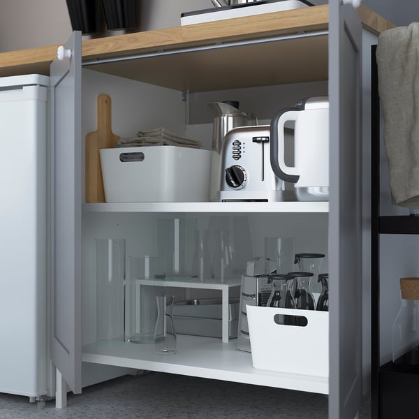 enhet keuken wit grijs frame ikea