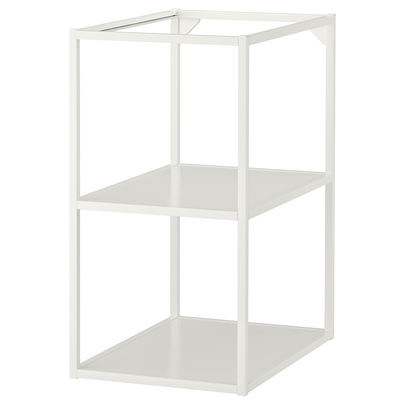 ENHET Onderkast basiselement met planken wit 40x60x75 cm