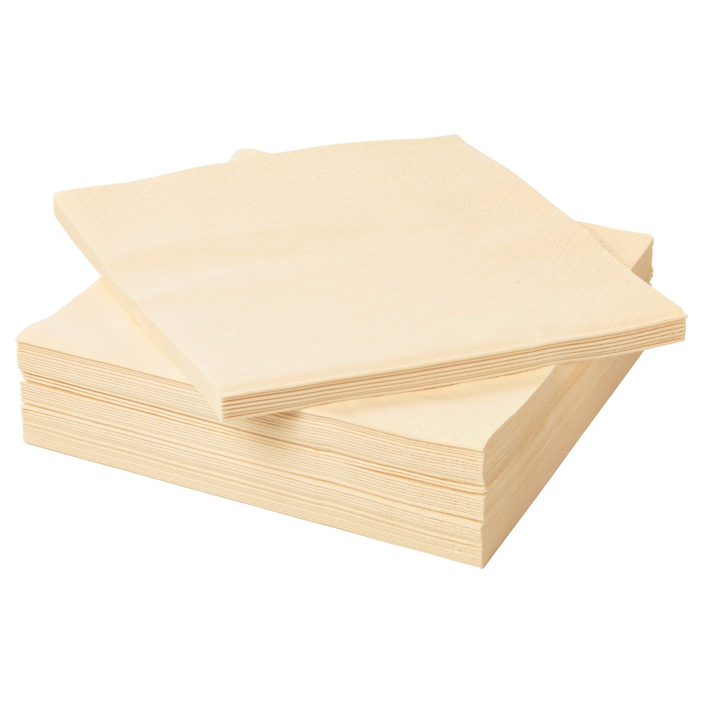 IKEA FANTASTISK Papieren Servetten – Wit, 40x40 Cm, Drielaags, 100 Stuks. Extra Absorberend!