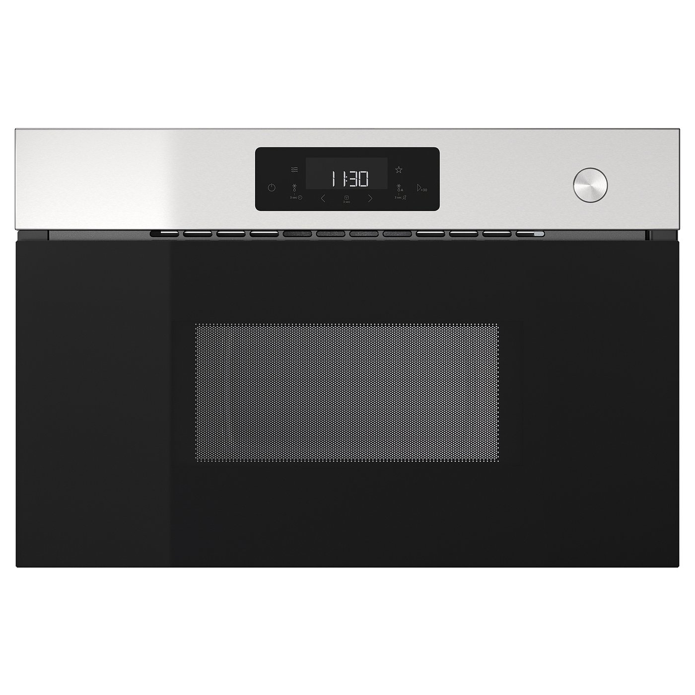 FRILLESBO Inbouw magnetron, IKEA 300 roestvrij staalkleur