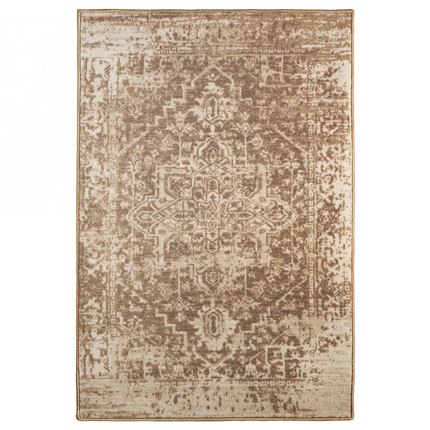 gerlev vloerkleed laagpolig met een patroon beige 170x230 cm ikea