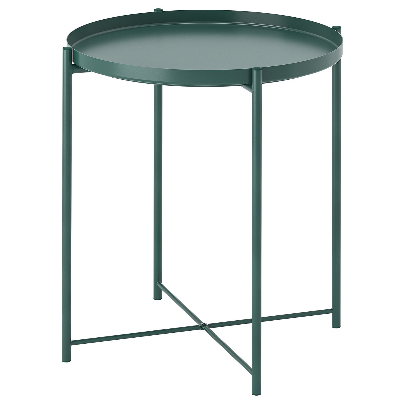 GLADOM Salontafel met dienblad donker grijsgroen 45x53 cm