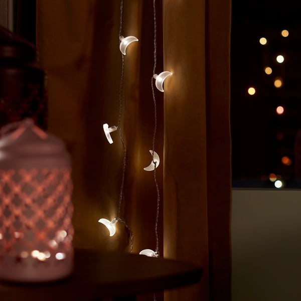 GOKVÄLLÅ Led-lichtsnoer met 24 lampjes, binnen/buiten warm wit