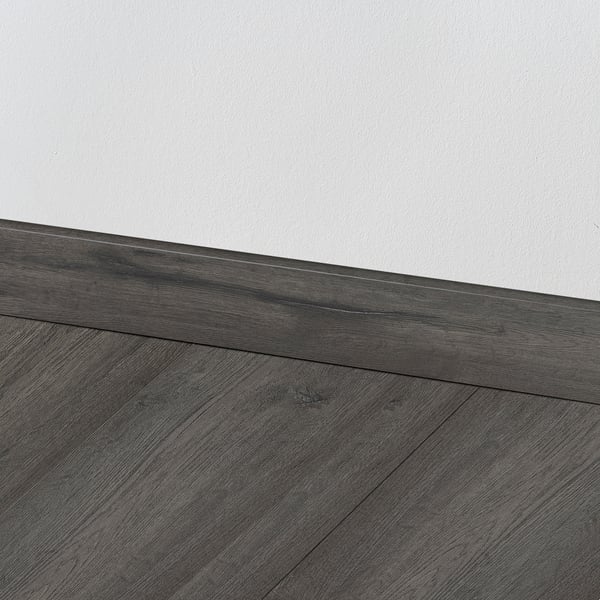golv plint zwart zandsteenpatroon 200 cm ikea
