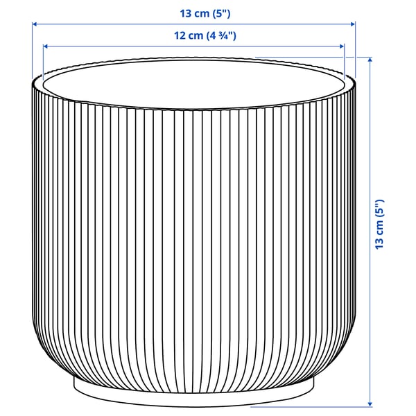 Illustratie met afmetingen voor het product: GRADVIS.