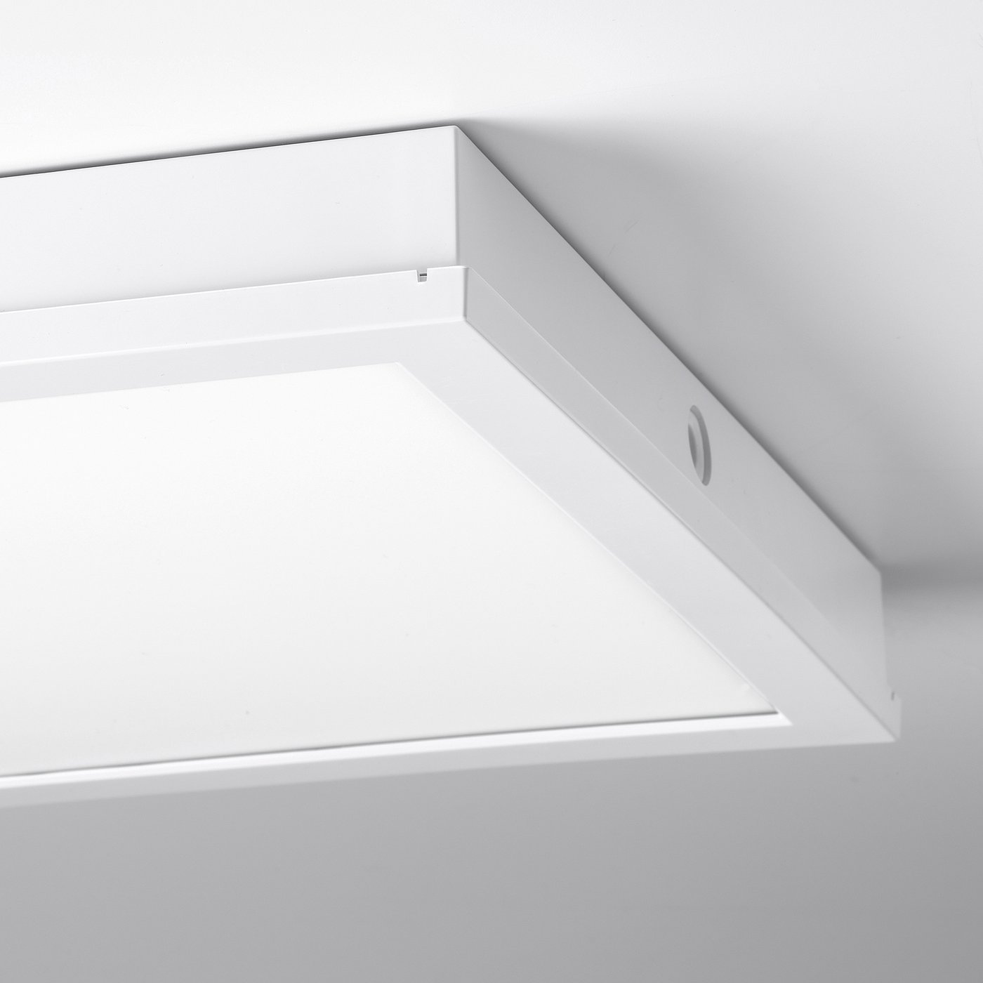 gunnarp led plafond wandlamp wit dimbaar wit spectrum 40x40 cm ikea