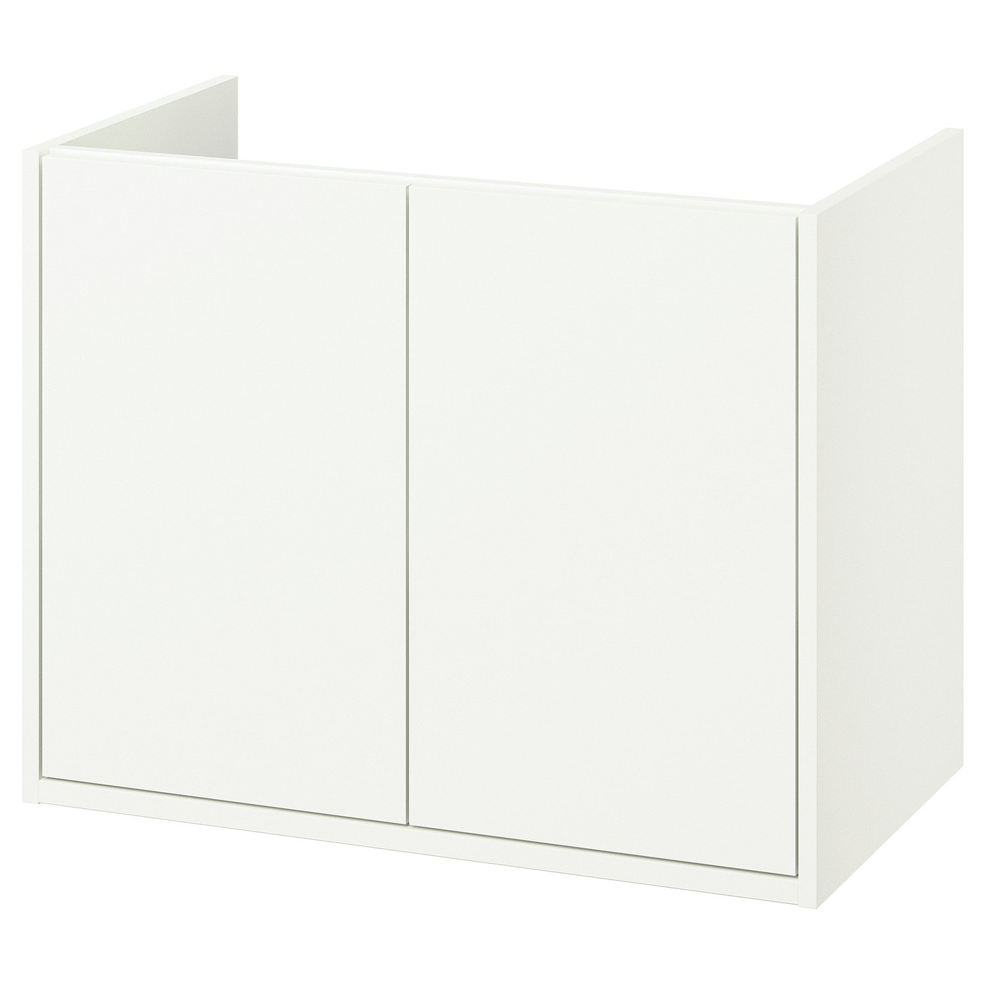 Havbaeck wit badkamermeubel, modern, minimalistisch design, wandmontage, houtcomposiet.