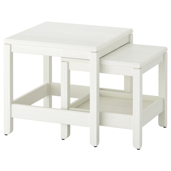 Havsta Bijzettafel Set Van 2 Wit Ikea