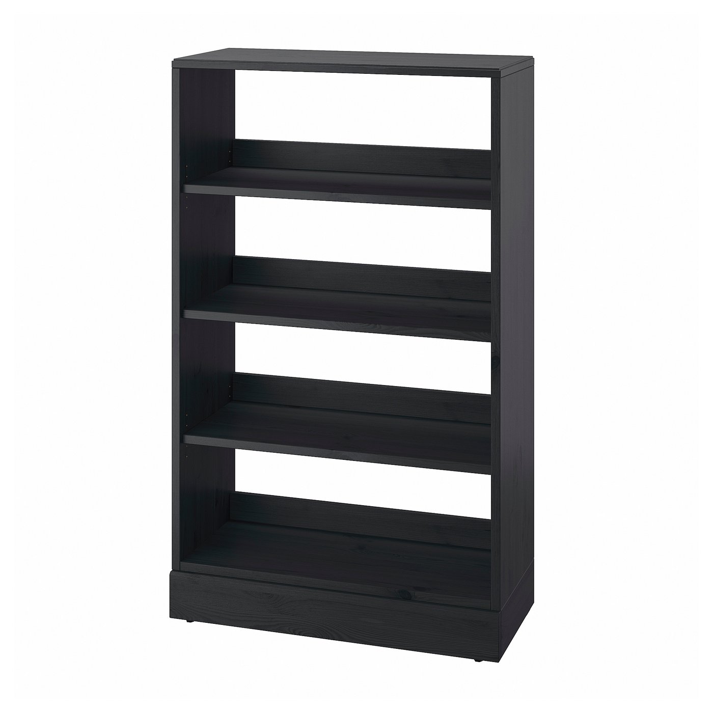 HAVSTA Open kast met plint zwart 81x37x134 cm