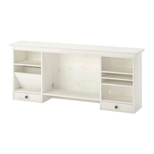 Hemnes Opbouwdeel Bureau Wit Gebeitst Ikea