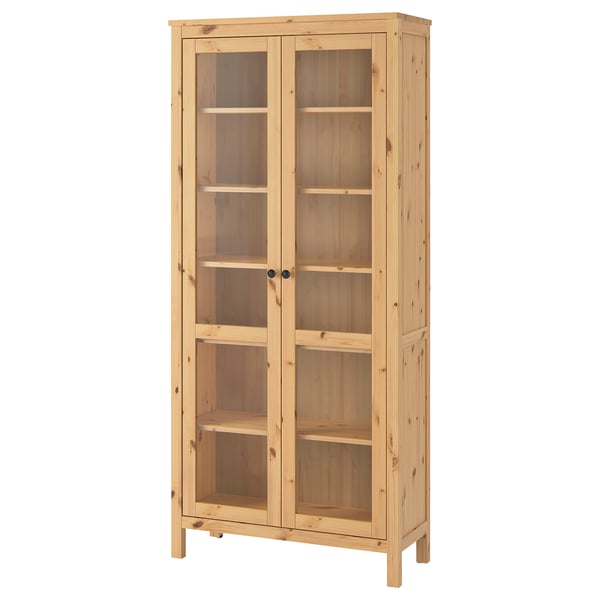 Hemnes Vitrinekast Lichtbruin 90x197 Cm Ikea