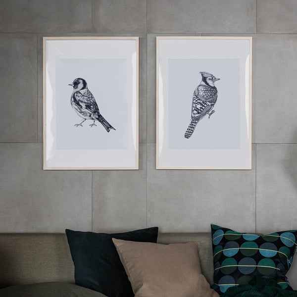 hovsta fotolijst berkenpatroon berken 40x50 cm ikea