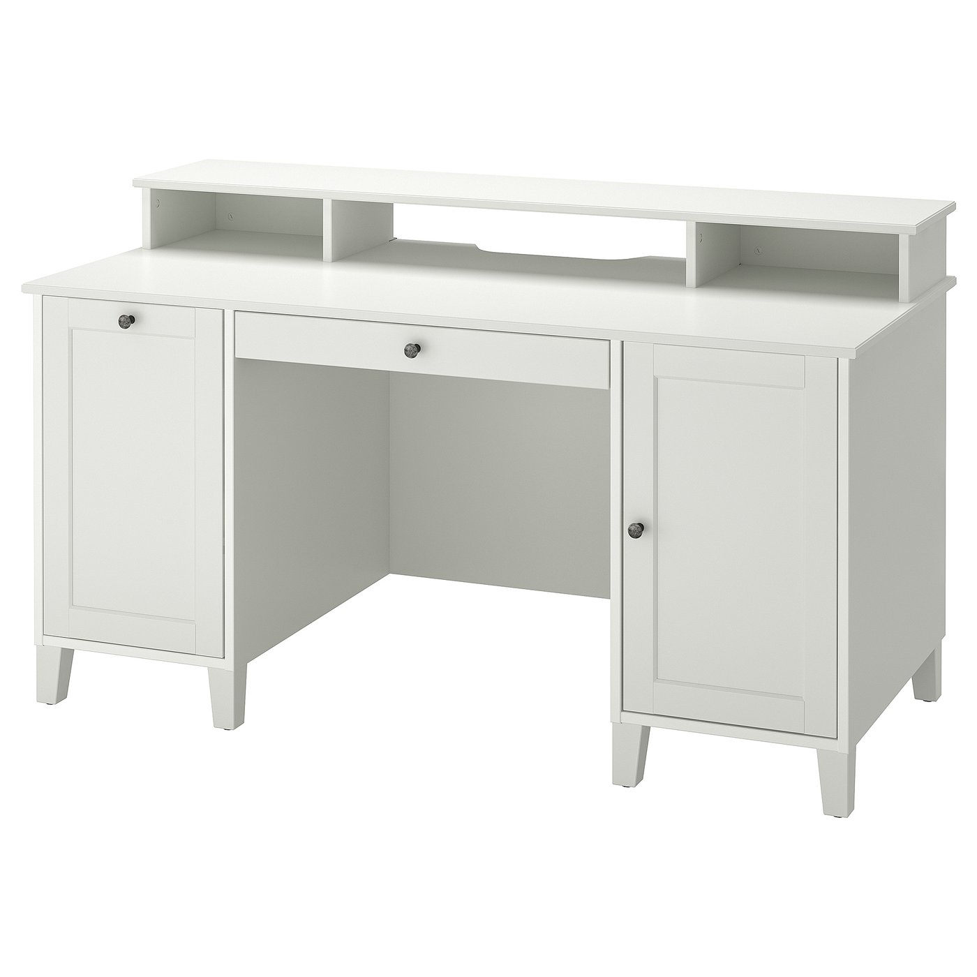 IDANÄS Bureau met opbouwdeel wit 152x70 cm