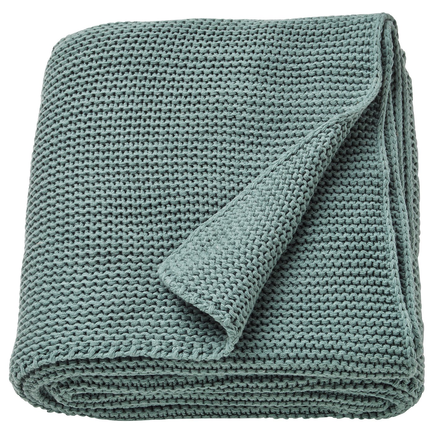 ingabritta plaid grijsturkoois 130x170 cm ikea