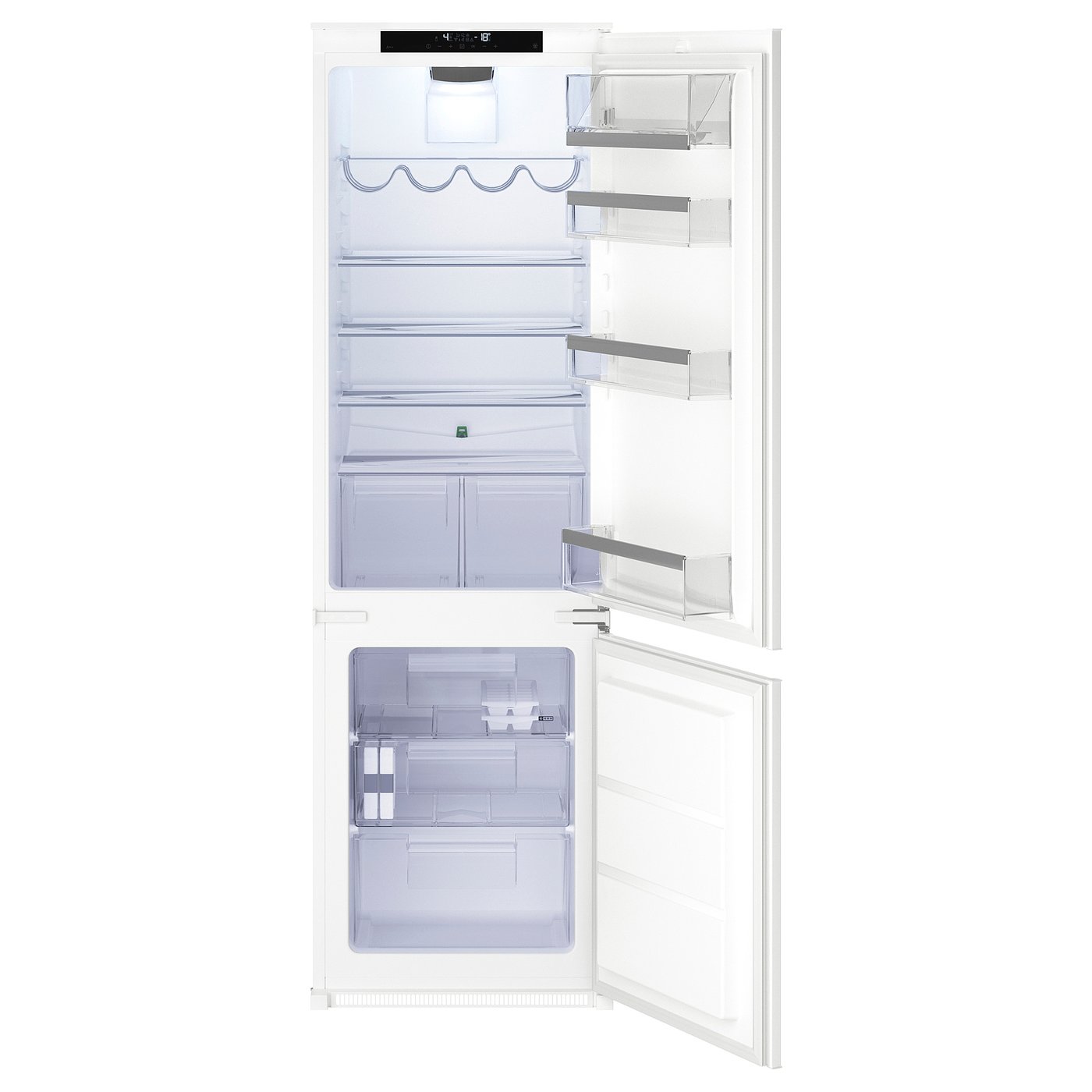 Isande Inbouw Koelkast Vriezer A Automatisch Ontdooien Wit Ikea