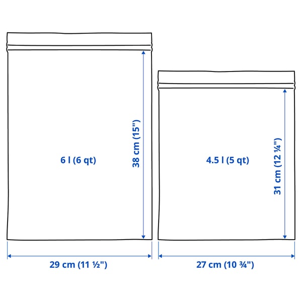 Hersluitbare zak, ISTAD, een patroon - IKEA