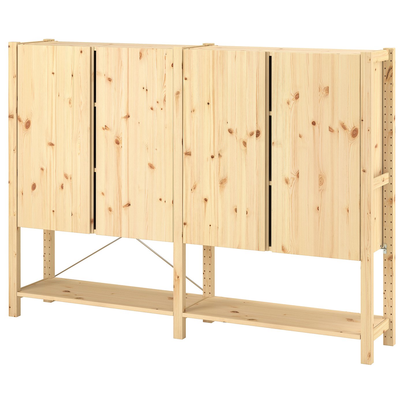 IVAR 2 elementen/planken/kast grenen 174x30x124 cm