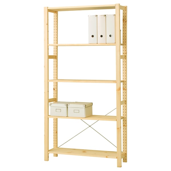 Ivar Stellingkast Grenen Winkel Vandaag Ikea