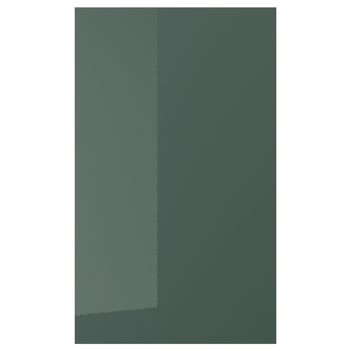 KALLARP Deur hoogglans donker grijsgroen 60x100 cm