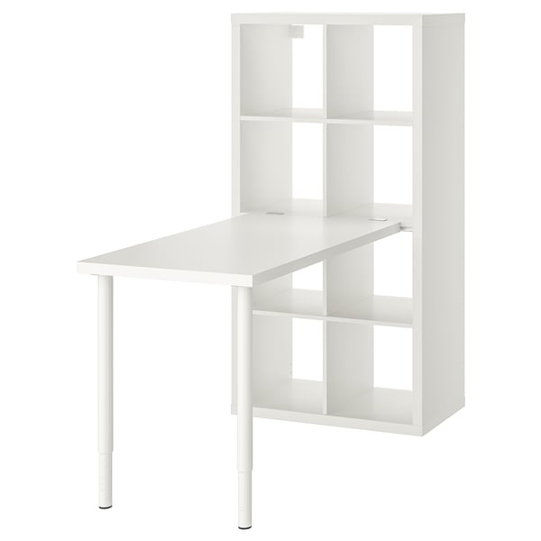 Schepsel Emulatie Eigendom Tafelcombinatie, KALLAX, wit, 77x139x147 cm - IKEA