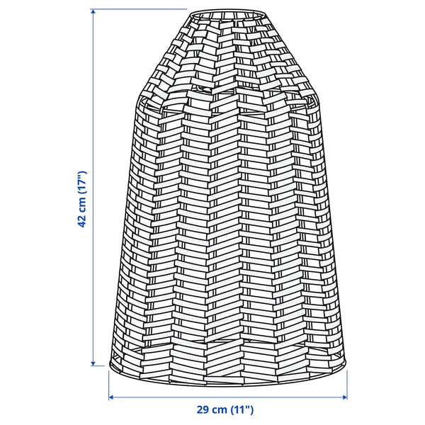 Ikea geborduurde lampenkap -  Nederland