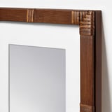 Bamboe frame met rotan omhulling, acacia rand, beschermhoes, veelzijdig display.