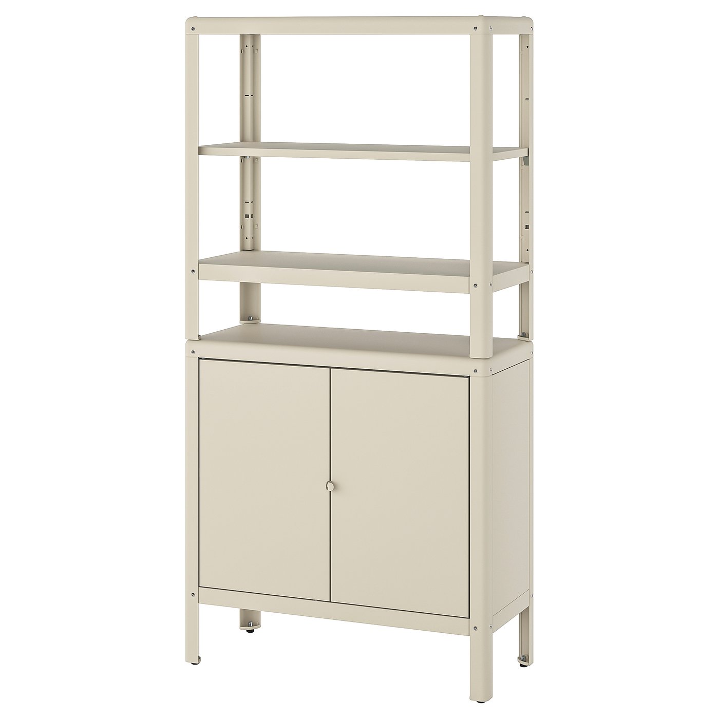 KOLBJÖRN Kast met deuren beige 80x37x161 cm