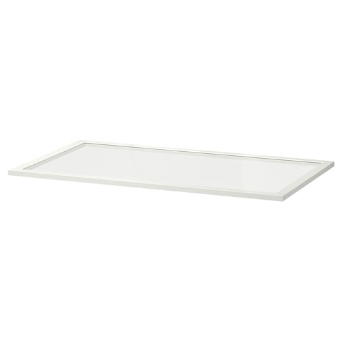 komplement glasplaat wit 100x58 cm ikea