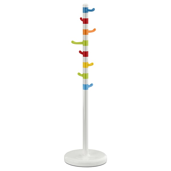 Krokig Kapstok Wit Veelkleurig 128 Cm Ikea