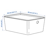 Illustratie met afmetingen voor het product: KUGGIS.