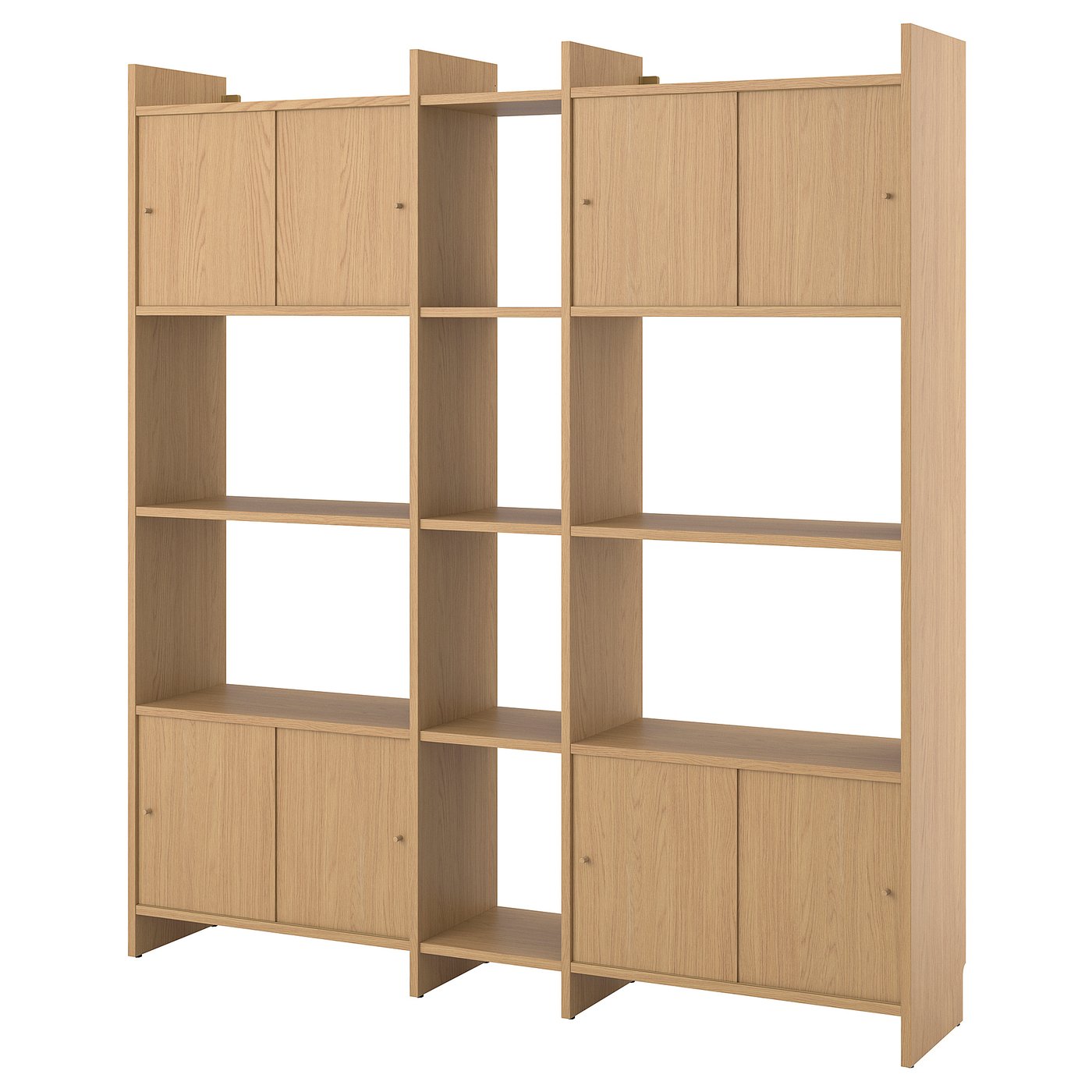 LÅDMAKARE Kast met 7 planken/eikenpatroon 198x35x212 cm
