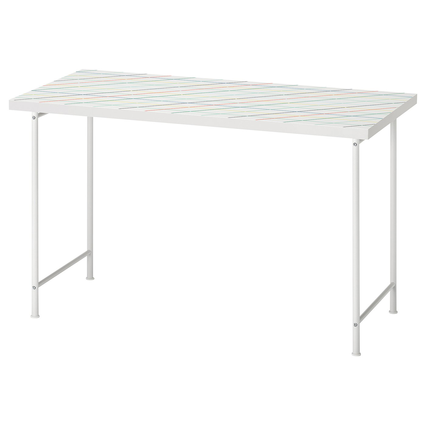 LAGKAPTEN / SPÄND Bureau rooster veelkleurig/wit 120x60 cm
