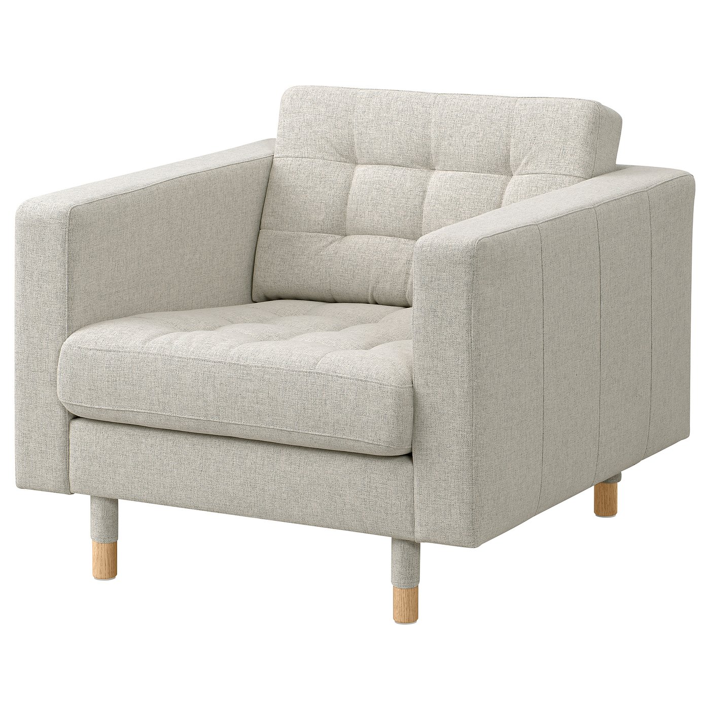 LANDSKRONA Fauteuil Gunnared beige/hout