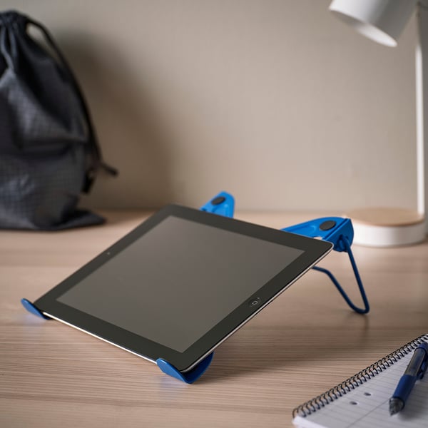 LÅNESPELARE Laptopondersteuning, vouwbaar/blauw