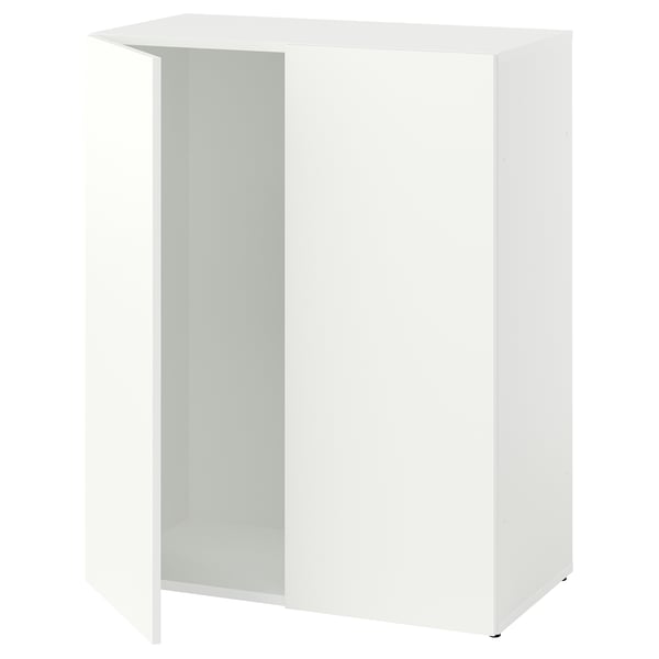 LASTARE Frame met deuren, wit, 80x42x100 cm