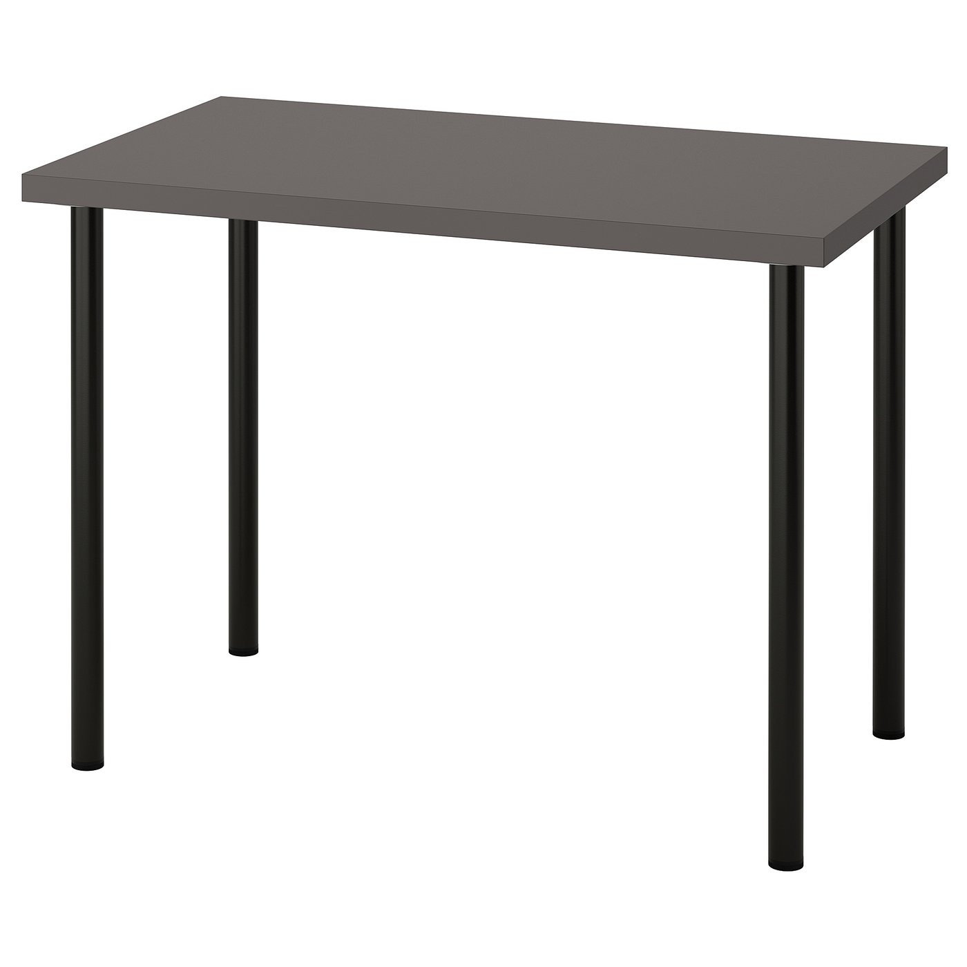 LINNMON / ADILS Tafel donkergrijs/zwart 100x60 cm