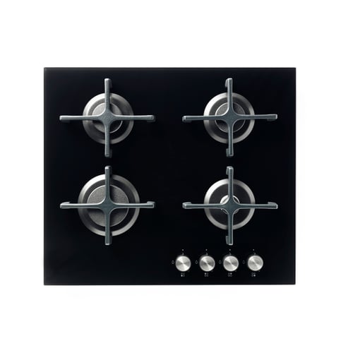 livsgnista gaskookplaat glas zwart ikea