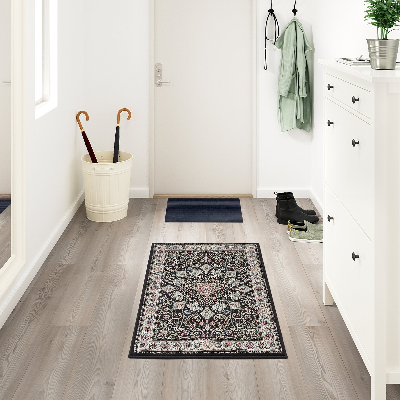 Ljorring Vloerkleed Laagpolig Veelkleurig Ikea