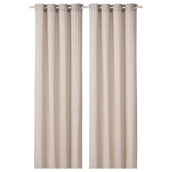 majrid gordijnen 1 paar beige 145x300 cm ikea