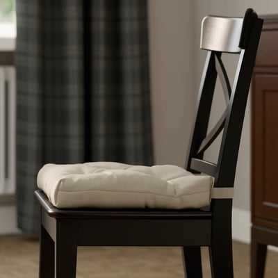 Set van 4/6 zitkussen pads voor eetkamerstoelen, 42x42cm stoel kussen pads, indoor outdoor stoel mat zitkussens voor keuken huis (4 stks, grijs